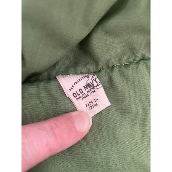 Green Plaid Old Navy Tote Bag With Inner Pocket & 11” Handles 100% Paper W/Lined - Picture 5 of 5